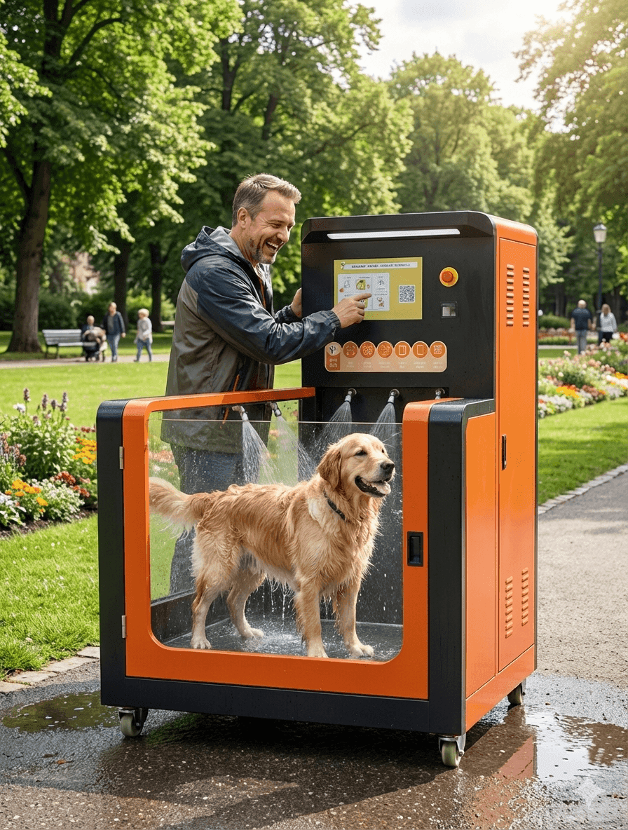 Hunde-Wasch-Automat: Passives Einkommen mit Tier-Service