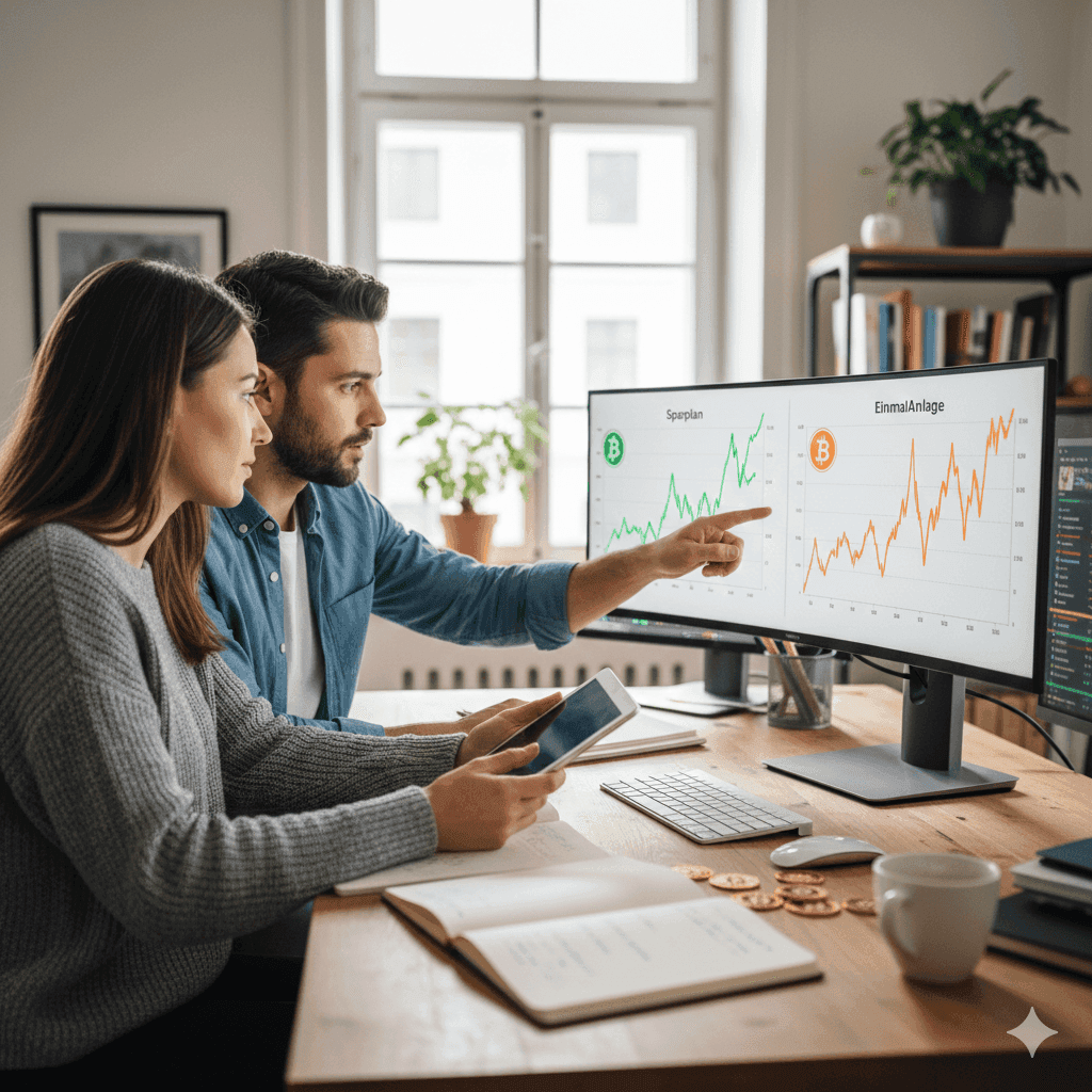 Bitcoin Investment: Sparplan vs. Einmalanlage im Vergleich