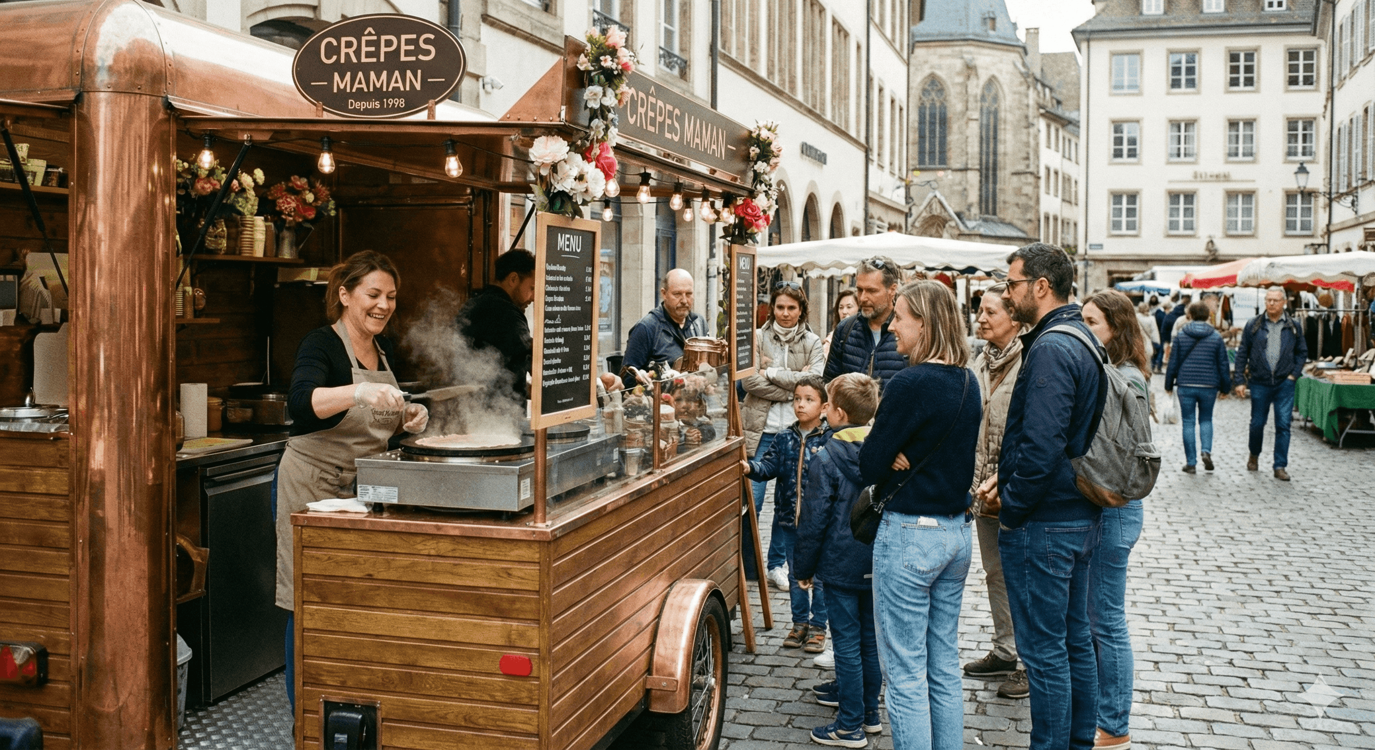 Mobiler Crêpes-Verkauf: Leckeres Zusatzeinkommen