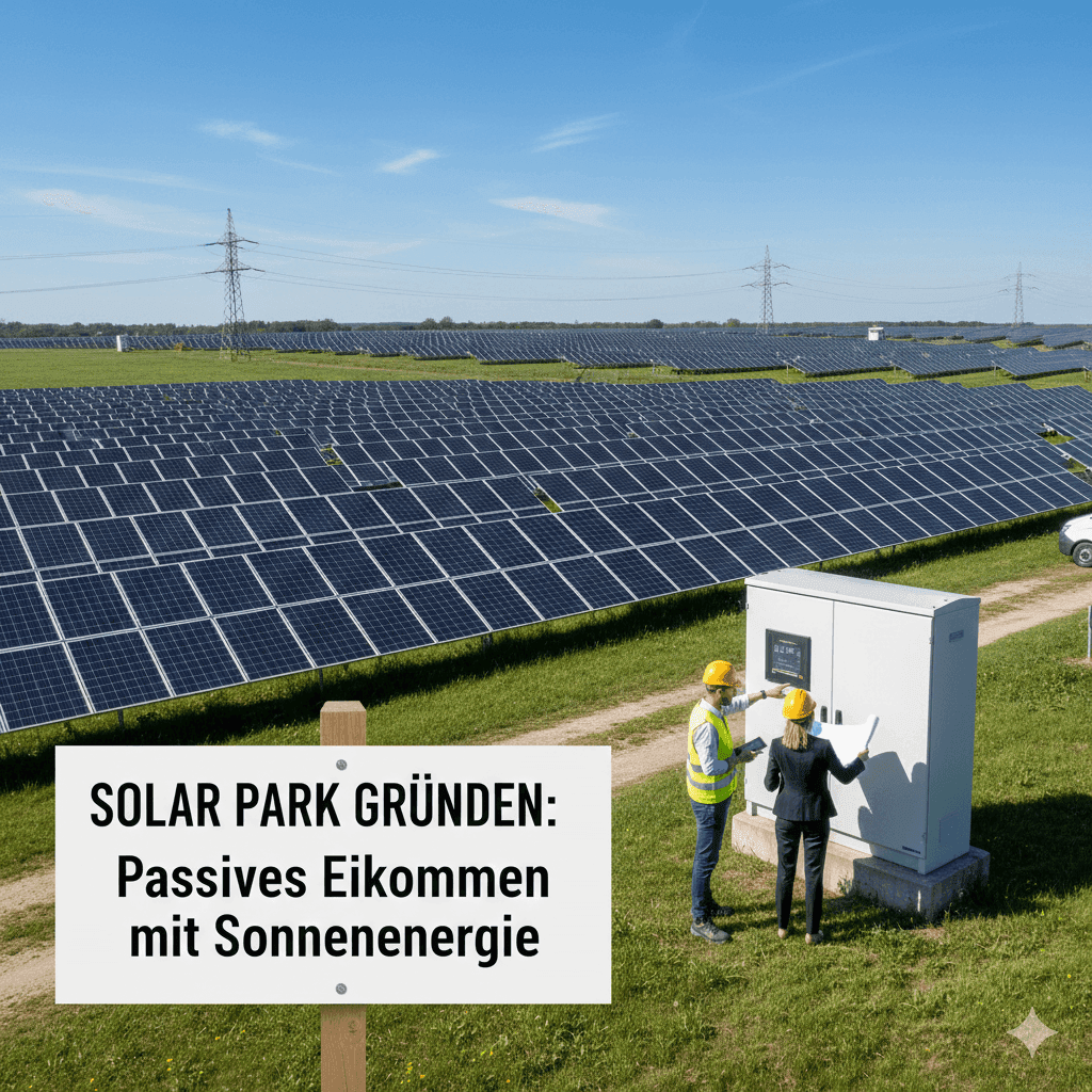 Solarpark gründen: Passives Einkommen mit Sonnenenergie