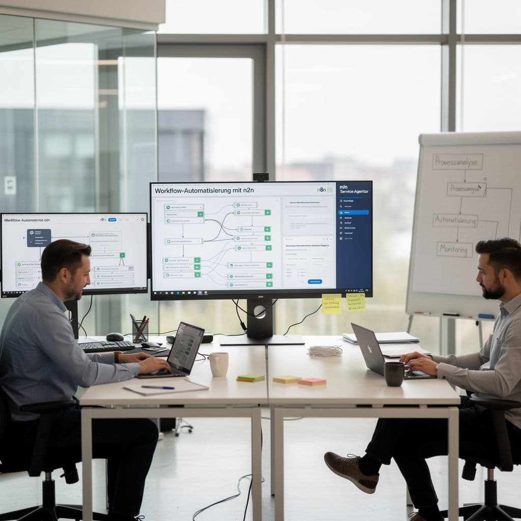Workflow-Automatisierung mit n8n als Service-Agentur
